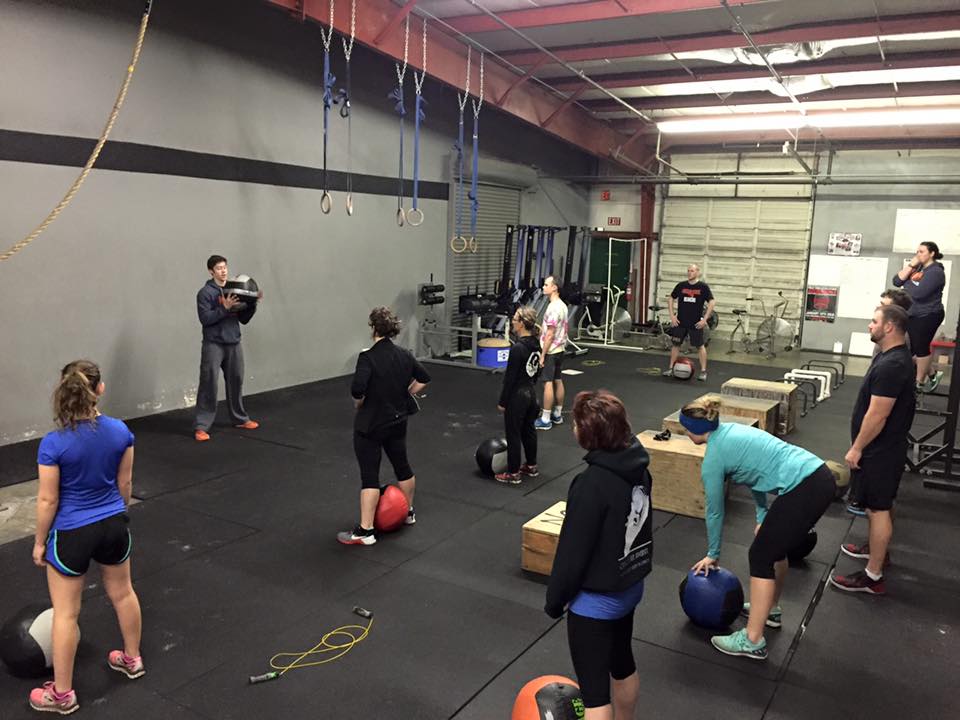 Austin teaching the med-ball clean to 6am!!!