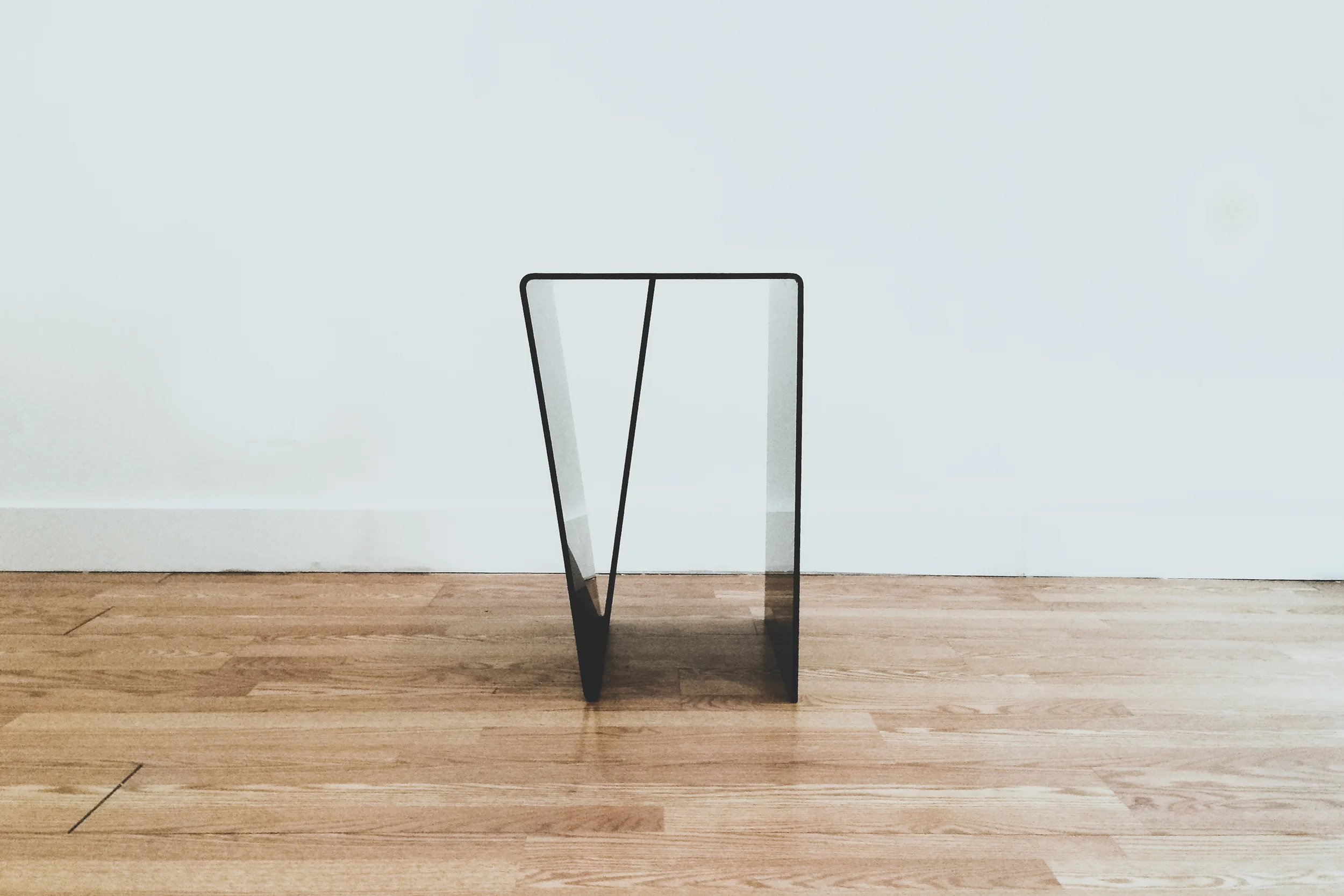Eve side table, Perspex, LWH: 18" x 16" x 25" $650+ shipping