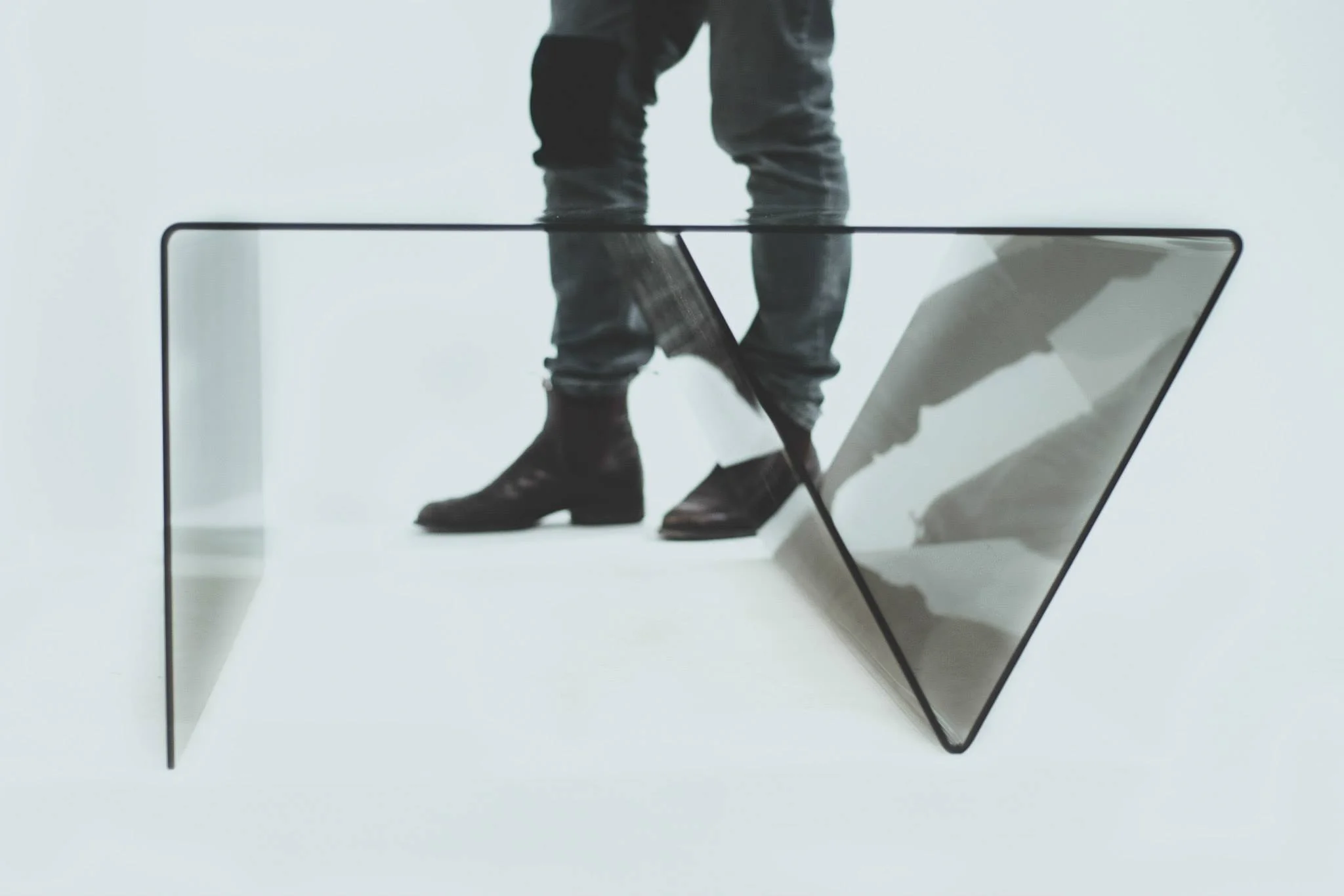 Eve coffee table, Perspex, LWH: 47" x 35" x 17" $2000 + shipping