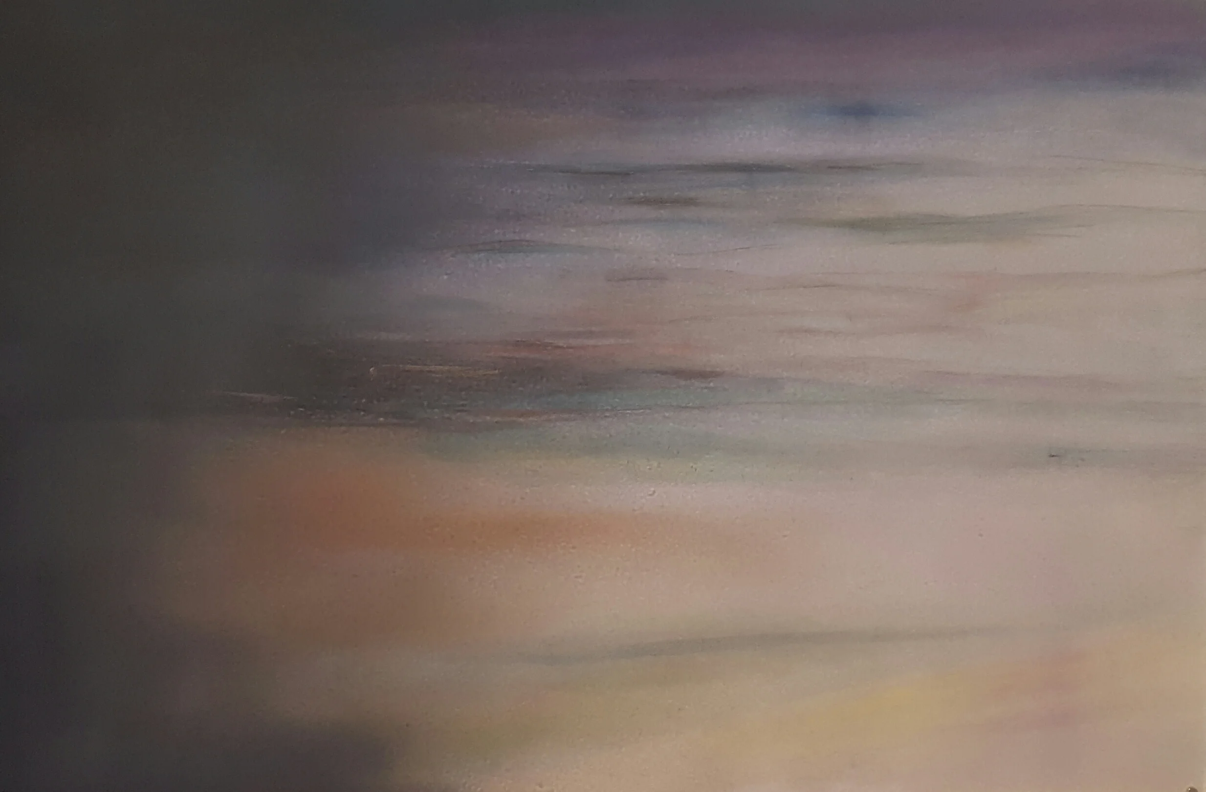 Same Place Different Time, mixed media on Bristol paper, 20 x 30 inches, $425.00