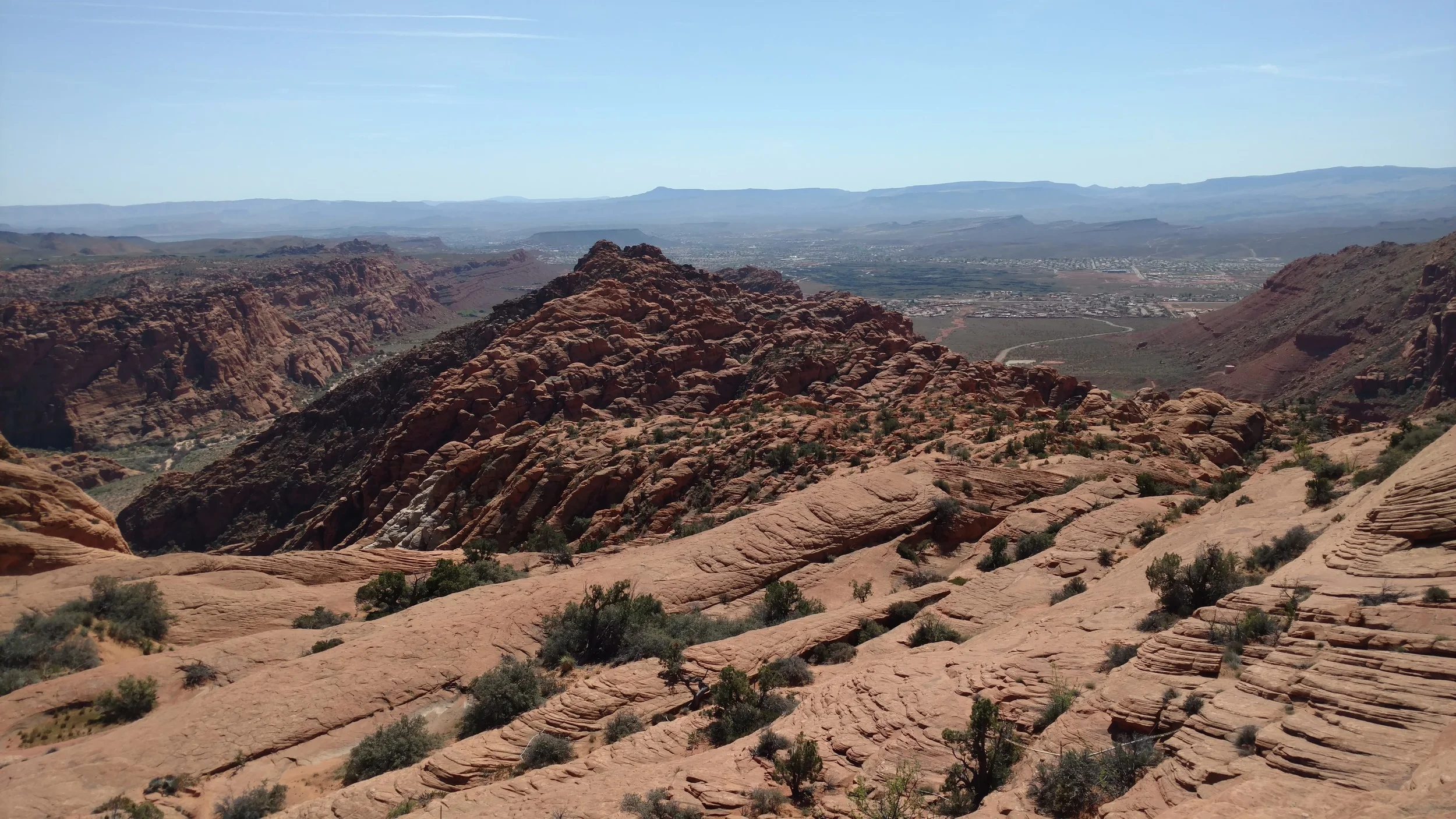 Summit view south.