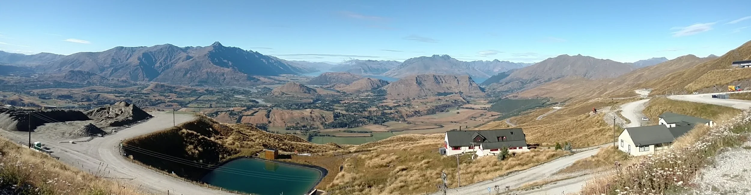 View towards Queenstown from Trailhead