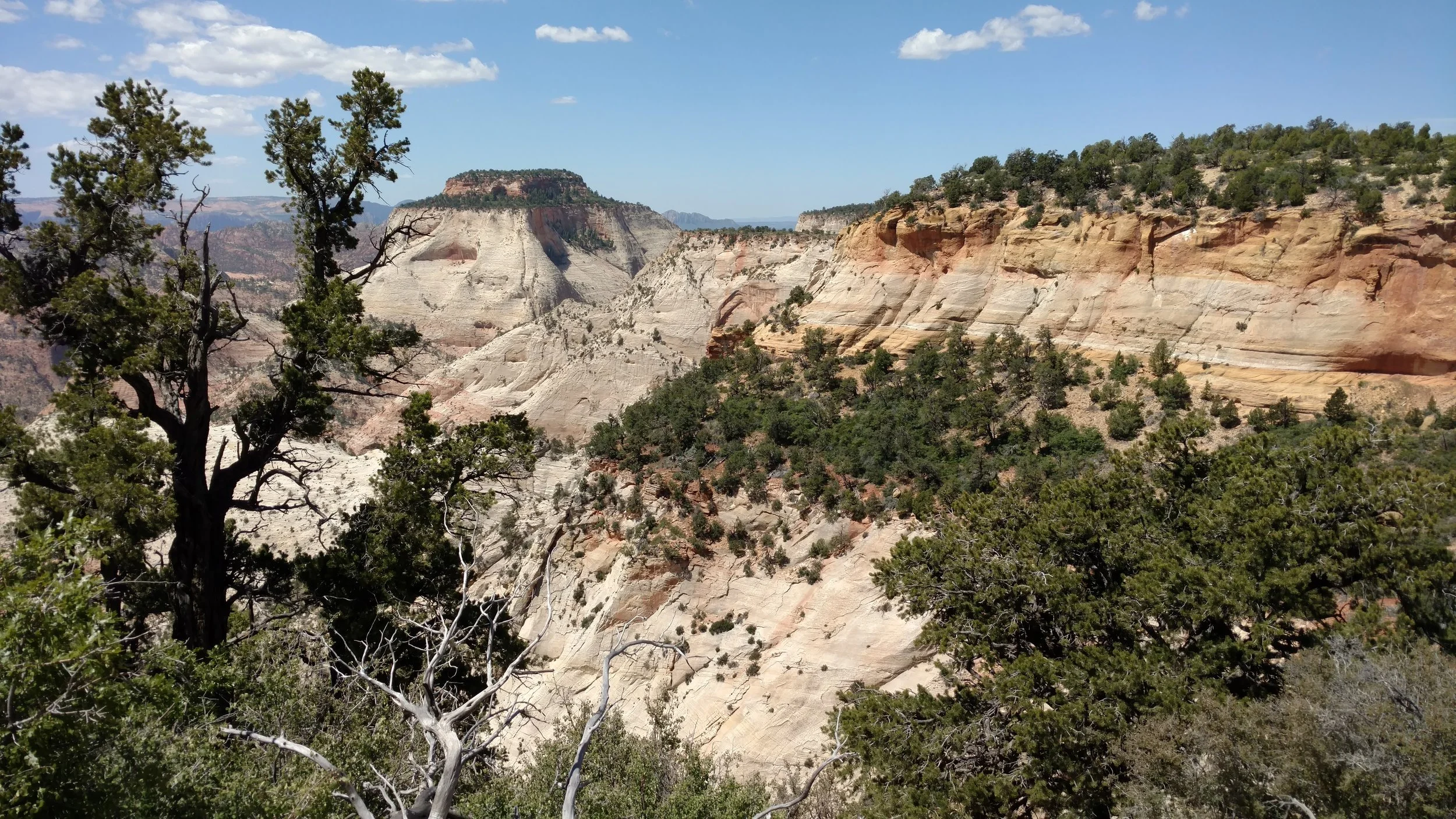 East Temple and the far point of Deertrap Mountain