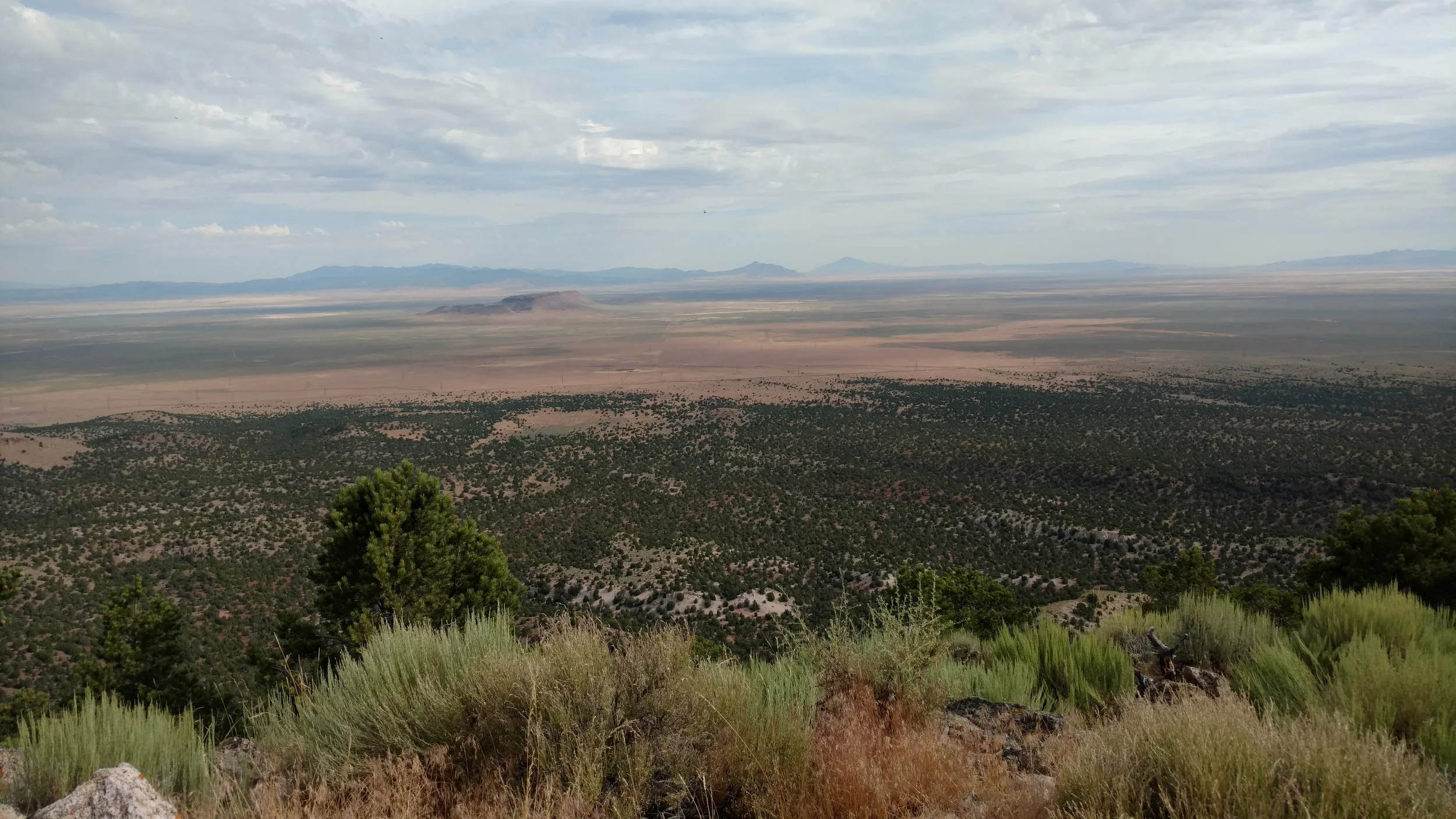 Summit view north