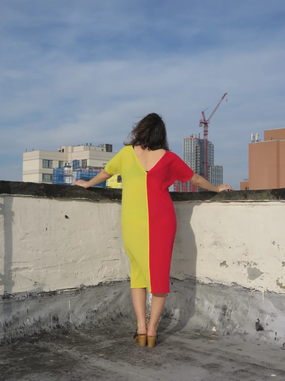 2 in 1 reversible cotton gauze dress.  Emma Redmond