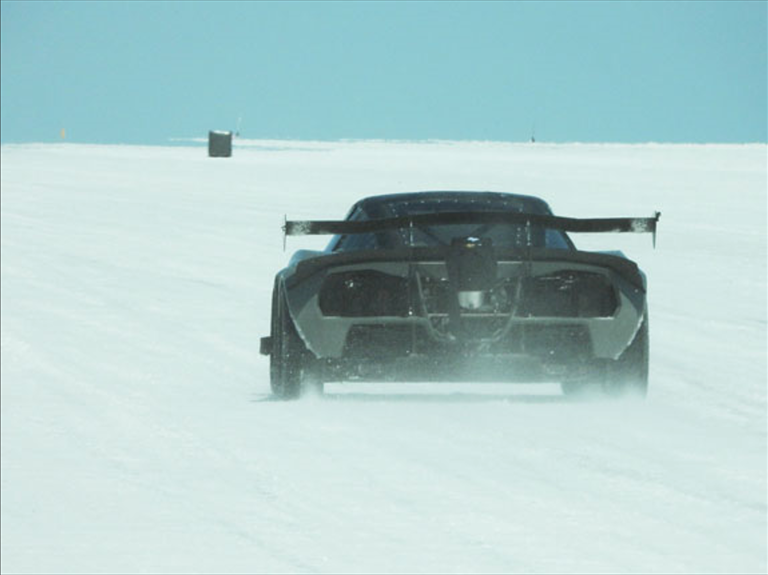  We spent most of the week trying to get the car through tech inspection but eventually we made it to the novice standing mile course where we had to perform a few runs to demonstrate that the vehicle could operate safely.  During one of our standing