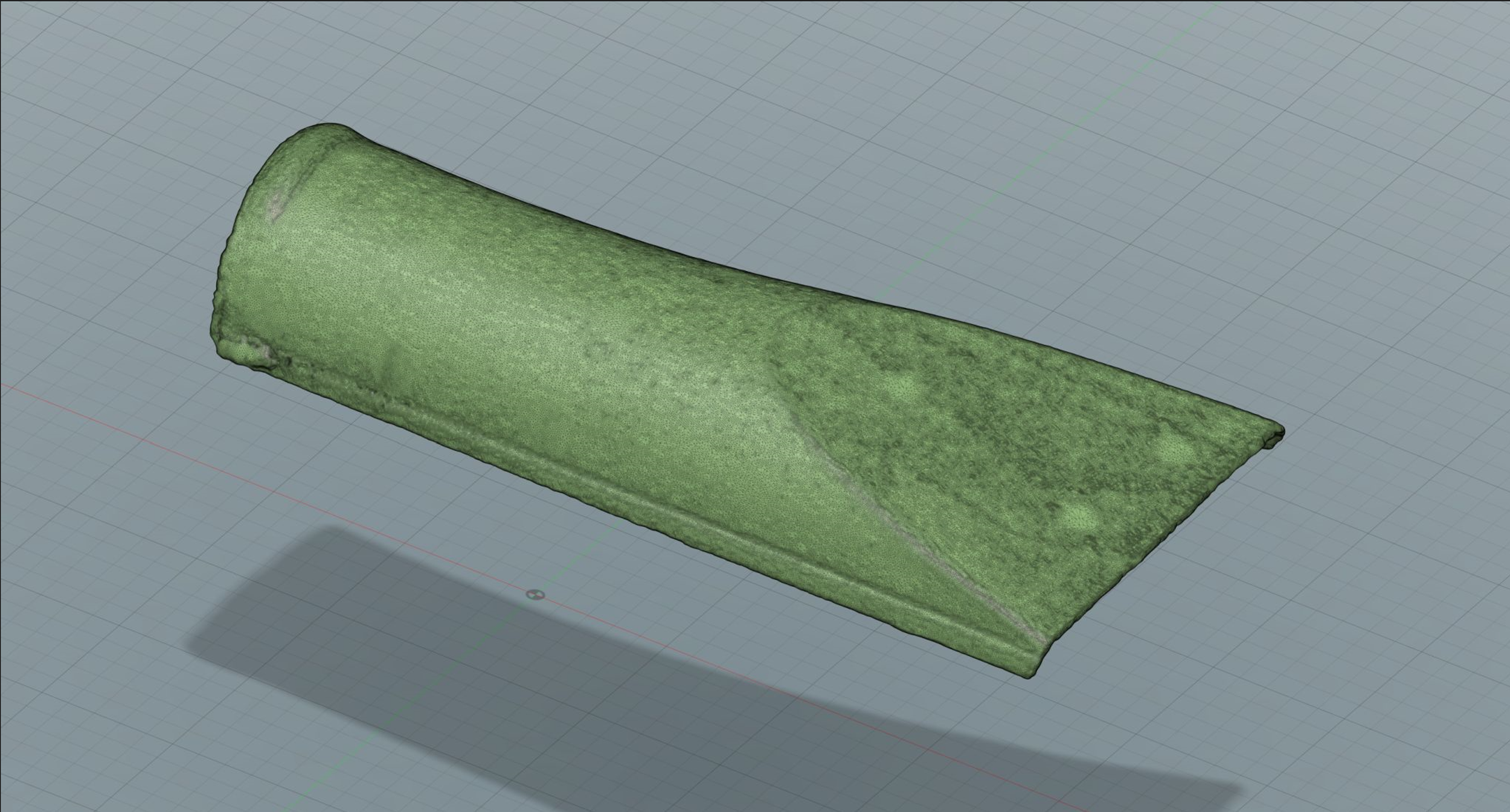  The 3D scan of the smaller brake duct half turned out really great.  Its amazing how accurate the 3d scan data ended up being.   