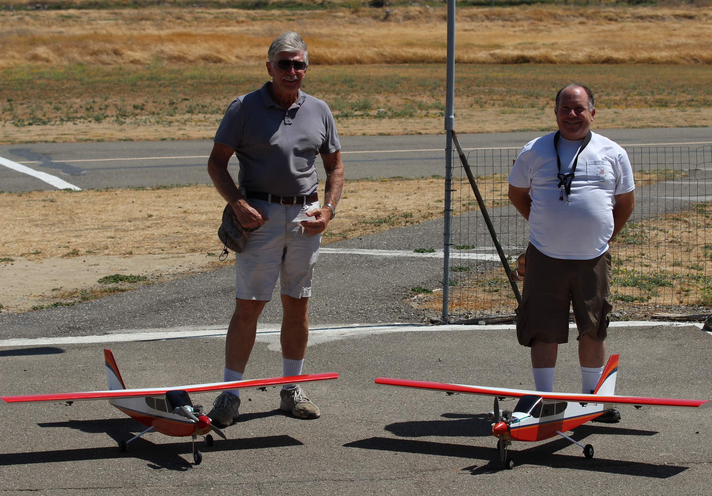 Bob Hurley and Oren Redsun with the Club Avistar Elite .46 Trainers. 