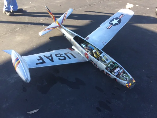 Just after landing.