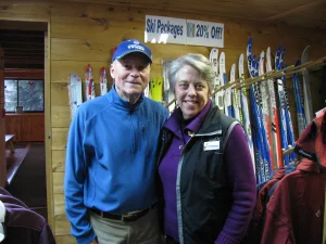 Olavi with his wife, Ann.