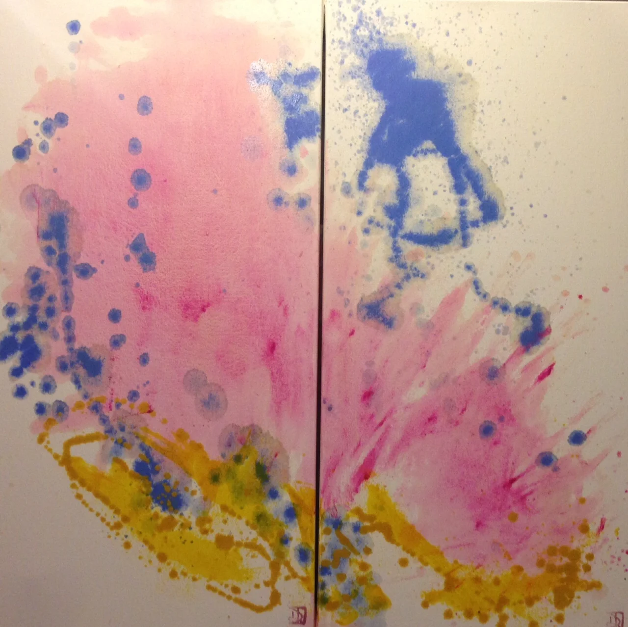 'Homage to Helen' Oil and Glaze on Canvas 18" x 36" 2015