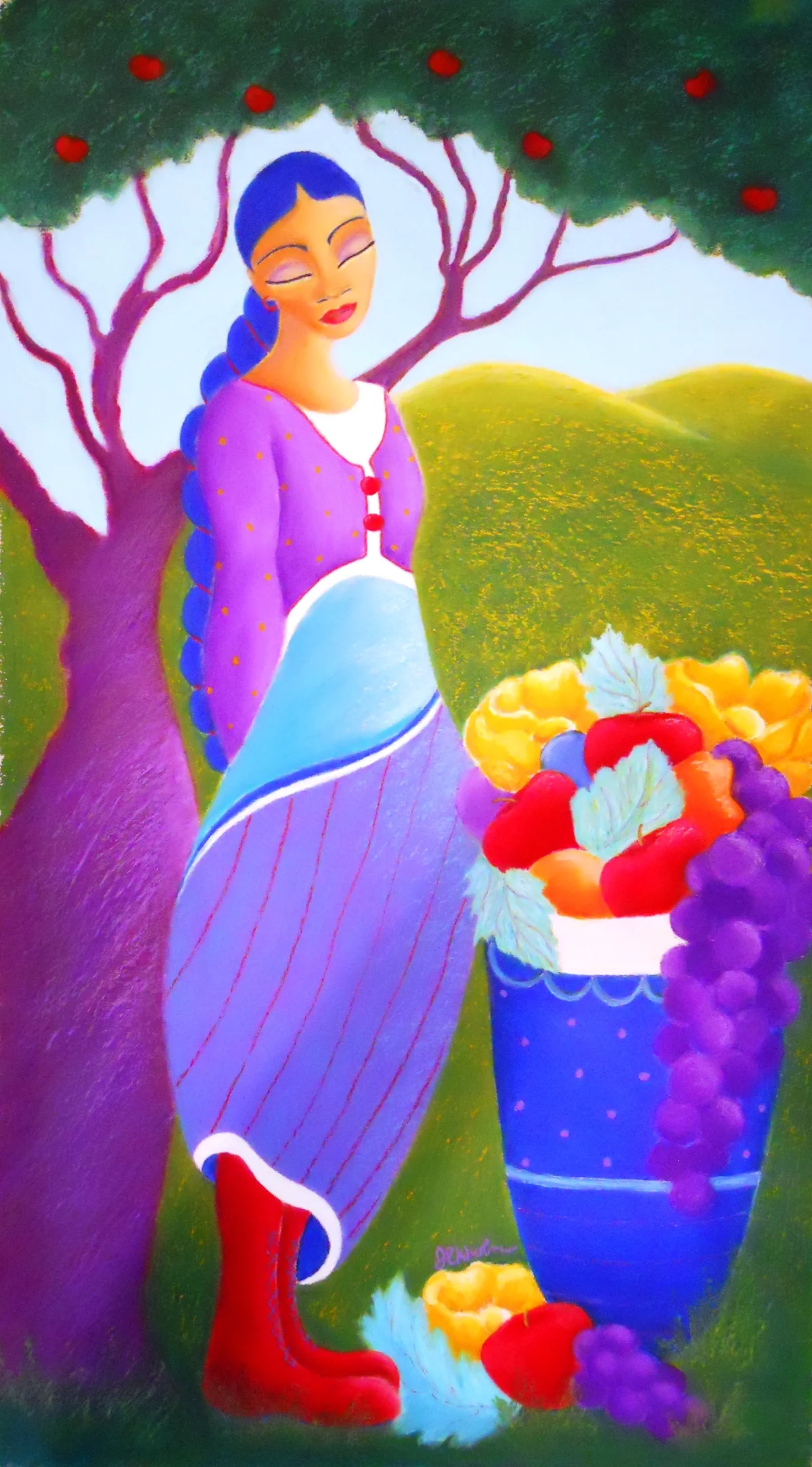 Red Apples (for sale at Rogue Gallery & Art Center, Medford, OR)
