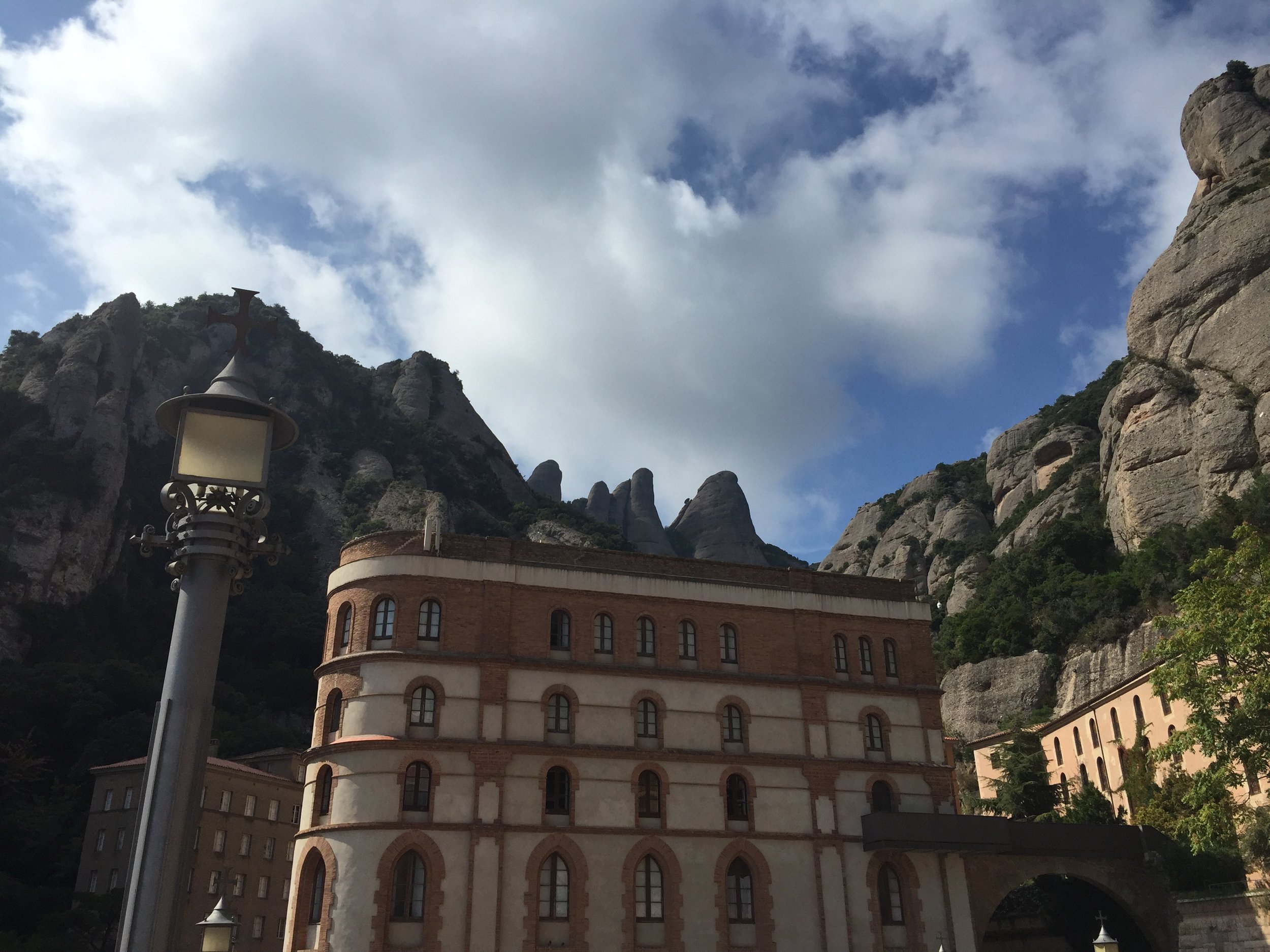   Santa Maria de Montserrat Abbey &nbsp;is a still-functioning monastery that was founded in the 10th century (seriously)&nbsp; 