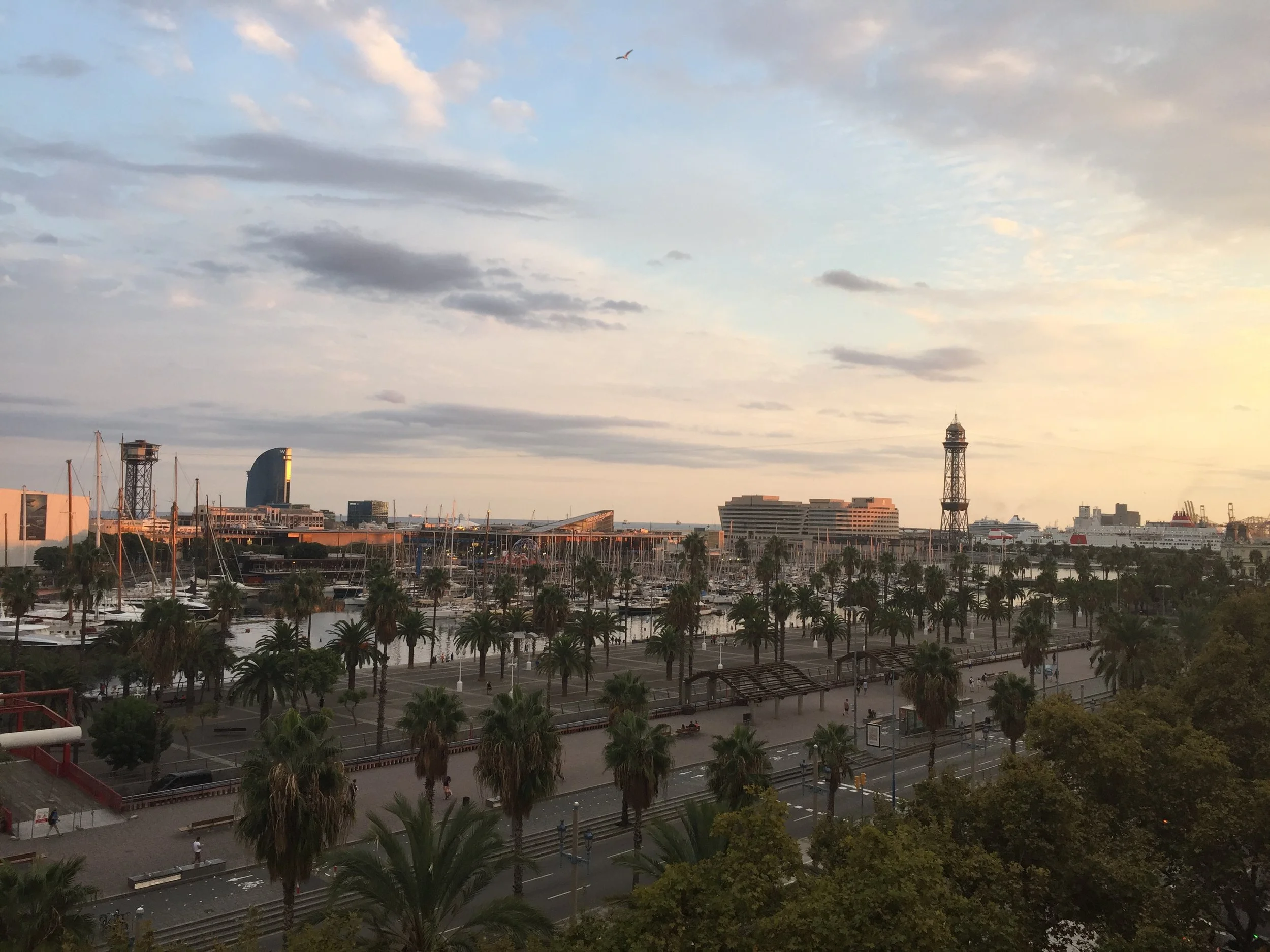  Hotel the Serras  view over the harbor from the  El Sueno &nbsp;rooftop (not pictured - rooftop pool)&nbsp; 