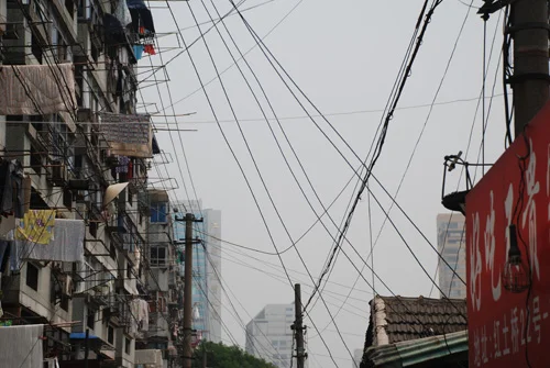 The fabric of the city.