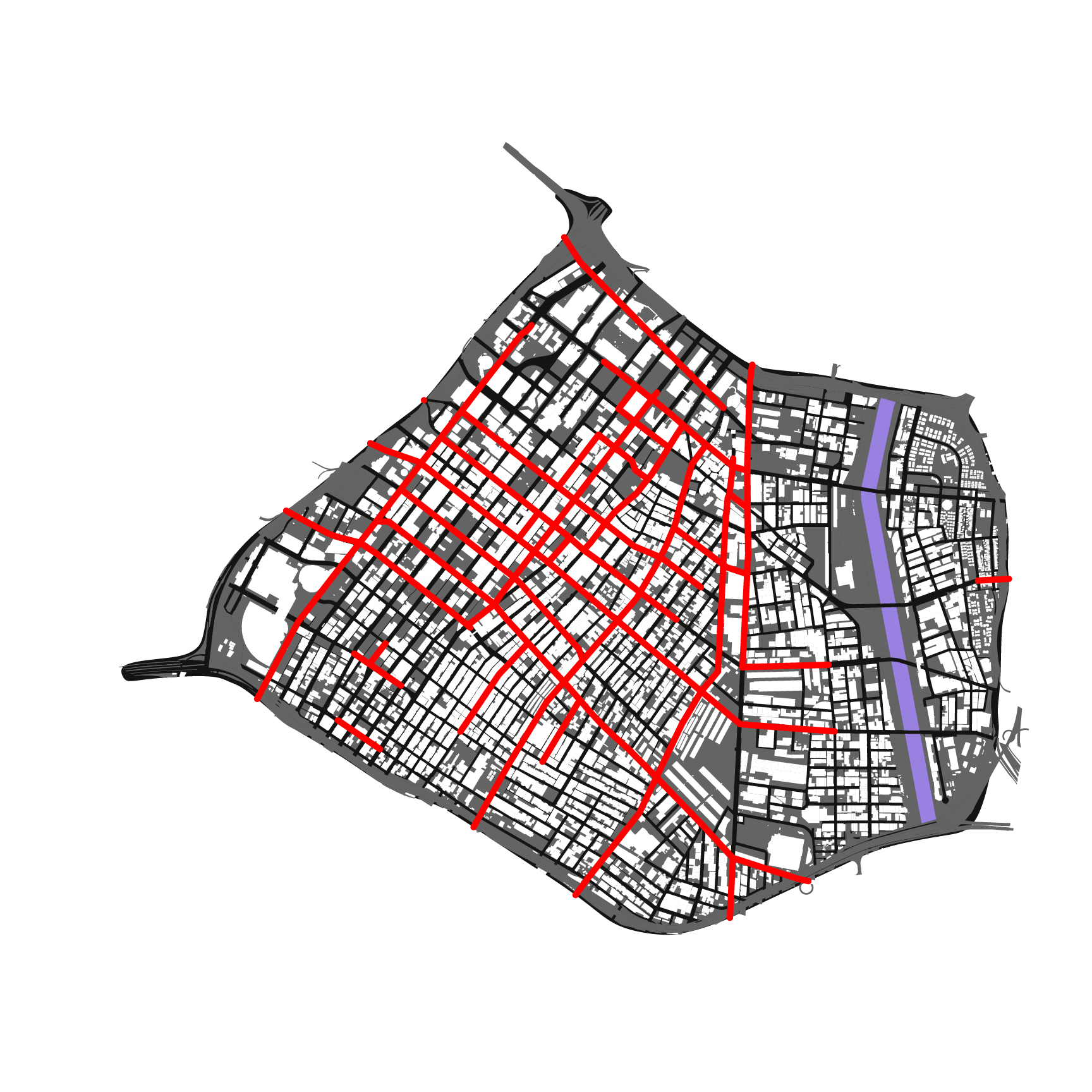 21.7 miles of Los Angeles’ High Injury Network is in Downtown Los Angeles.