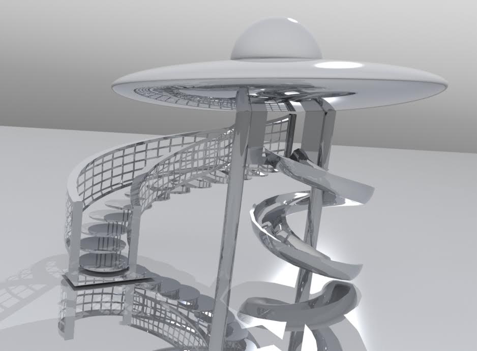 Union Station- Custom Slide & Stair