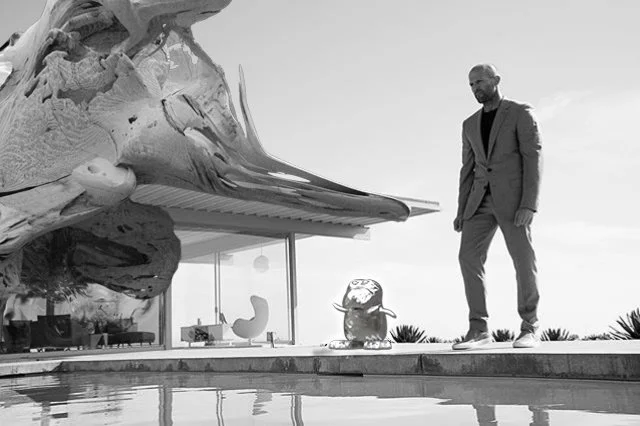 Statham w Penguin.JPG