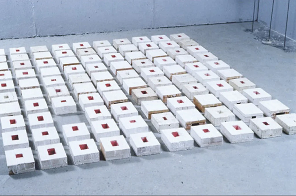 99 pink boxes installation