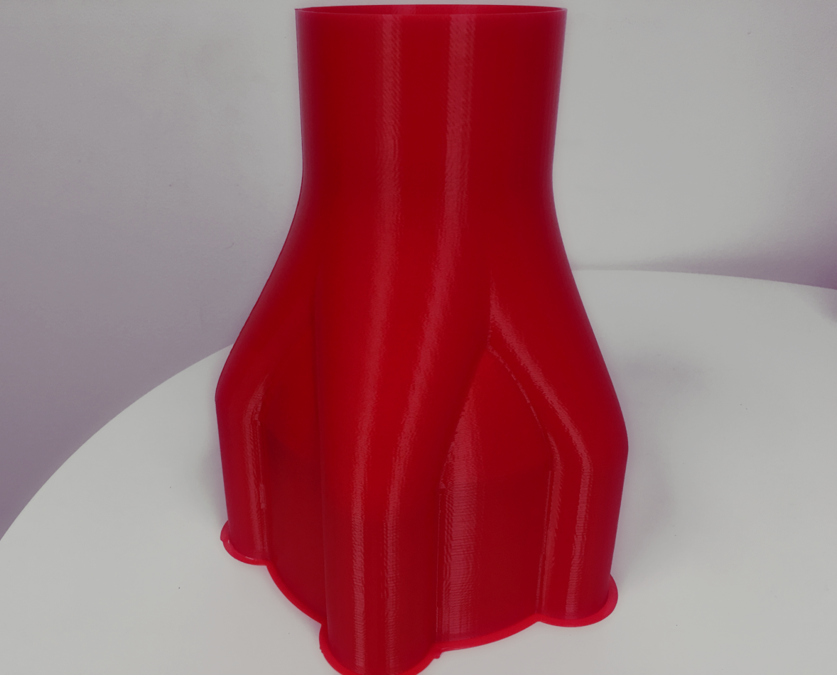 PLA tubular manifold for investment burnout casting