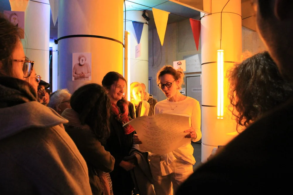 Performance d'écriture, IMA, Paris, nov 2017