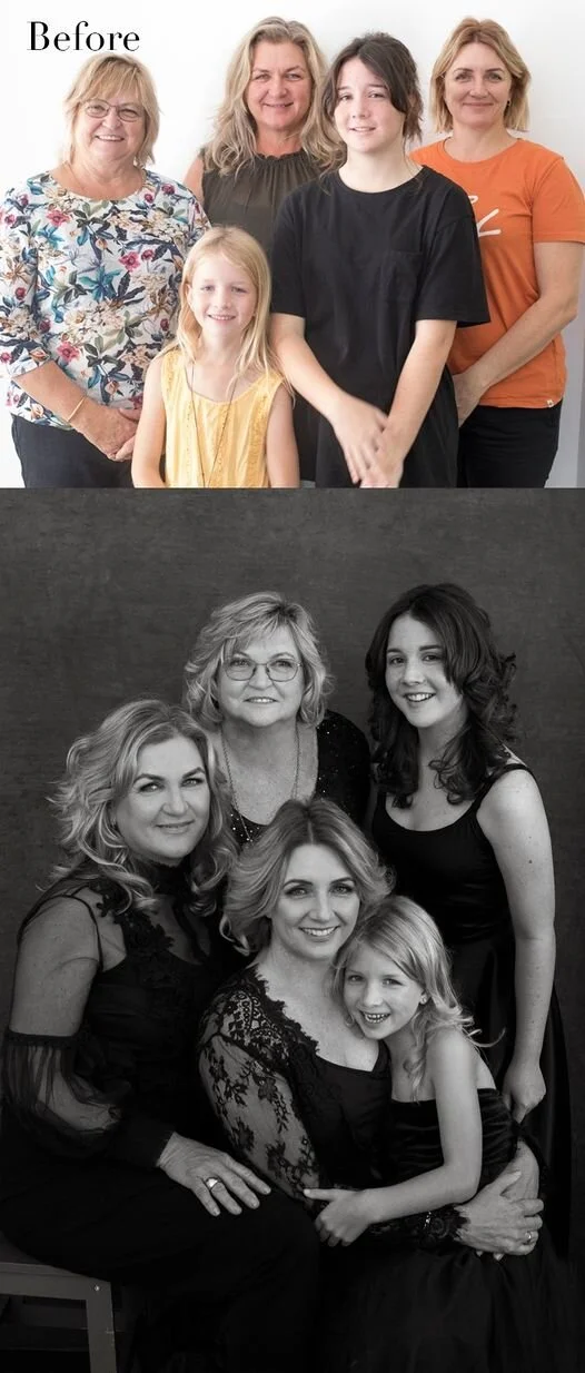 Trudi, mum Gloria, sister Nicky and daughters Stella &amp; Holly.