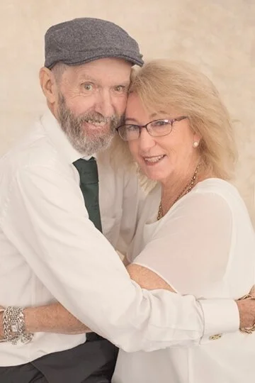 This smiling duo is Pauline and her man Cameron.