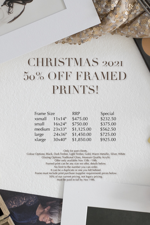 CHRISTMAS 2021 - 50% OFF FRAMED PRINTS!