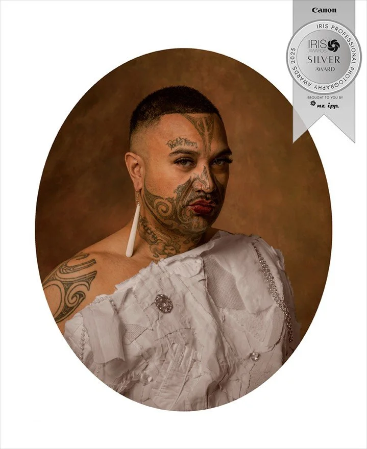 OUR WINNING IMAGES...⁠
⁠
Vincent ~ Takatāpui⁠
⁠
The highest awarded image that we created this year, is also my favourite. A homage to tikanga, lifestyle, perceptions and CF Goldies paintings from the late 1800&rsquo;s. I am so proud of the layers of