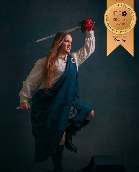 OUR WINNING IMAGES⁠
⁠
Tyler ~ Scotsman⁠
⁠
With a costume collection to rival a theater company, it was so much fun to design this session with Tyler. Together we capture an owed to his Scottish heritage, and the I am eternally grateful for his persev