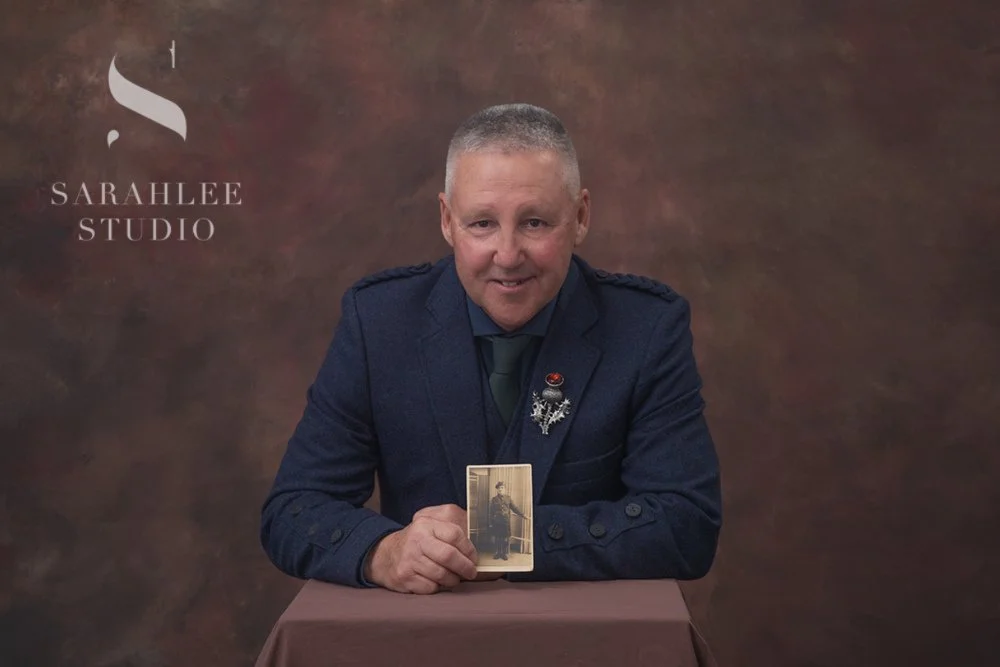 SNEAK PEEK⁠
⁠
Heritage and family are two things that Brian is so very proud of, and last week I had the absolute honour of capturing both in some really powerful photographs.⁠
⁠
A proud Scotsman by birth, Brian brought along the family kilt, his han