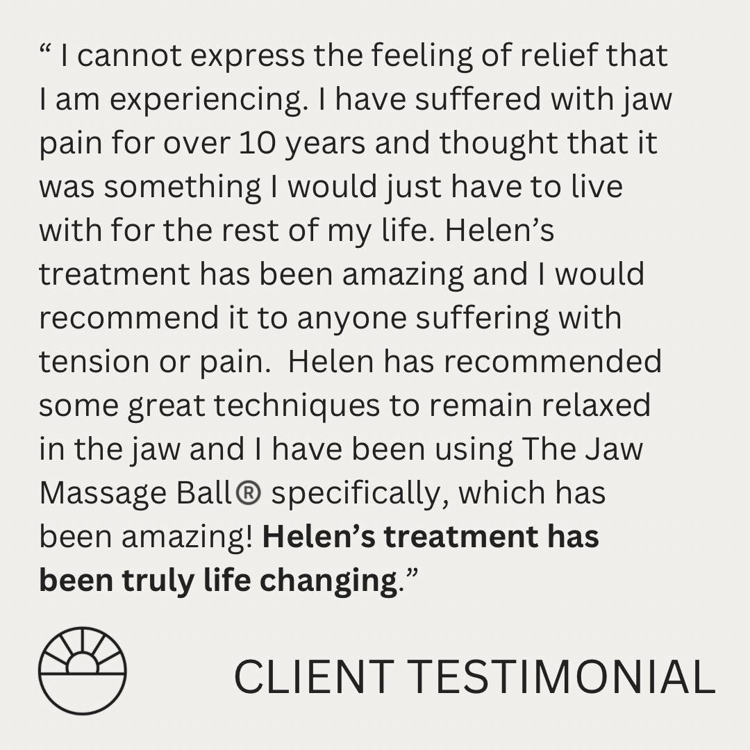 🌟 Testimonial Tuesday 🌟 

Here is the reason I am so passionate about sharing my journey, my experience and my non-invasive treatment protocol with other like minded Massage Therapists, Dentists, Hygienists, Facial Experts and other Health Practiti