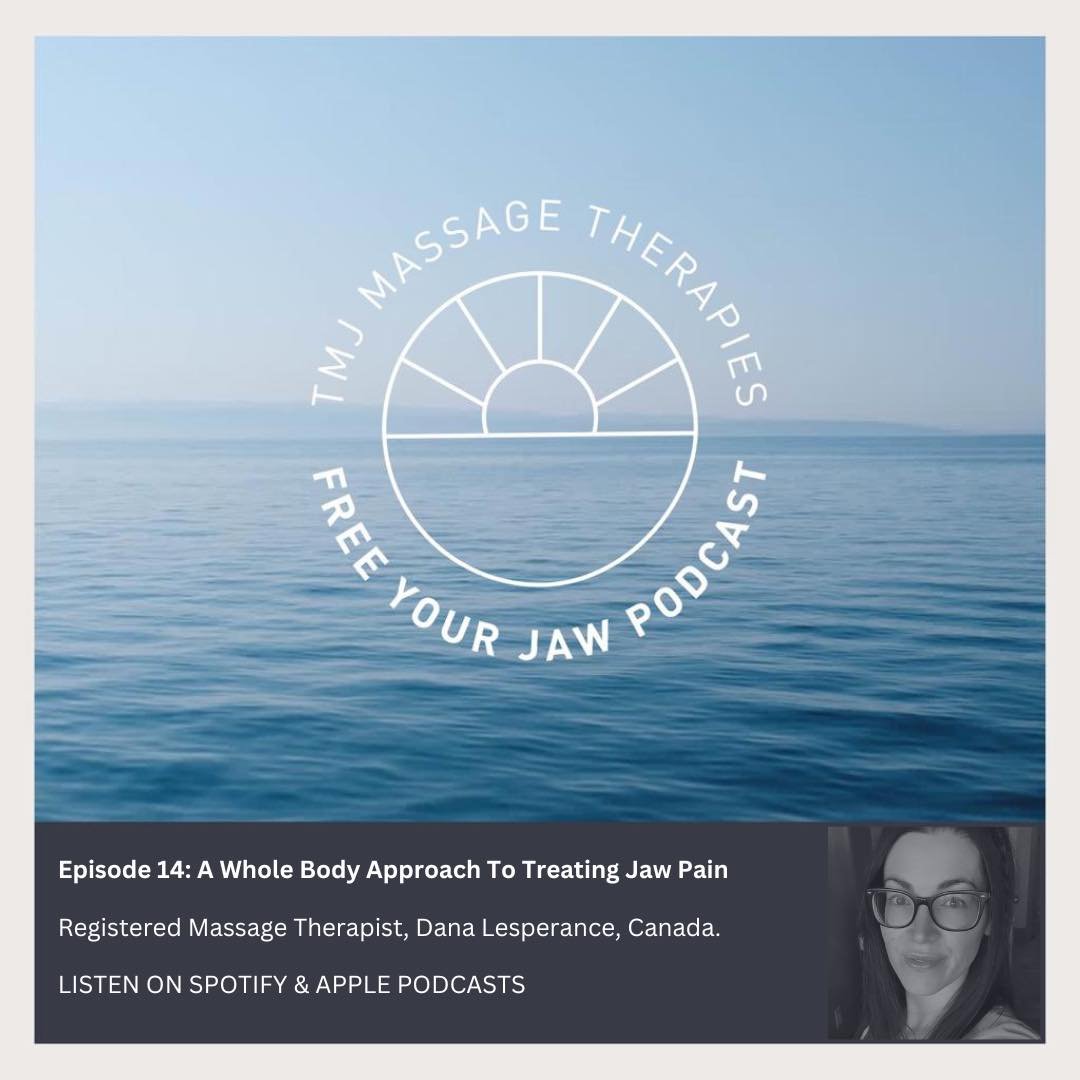 ** New Podcast Episode ** 

In this episode Helen Baker from TMJ Massage Therapies talks to @dana.lesperancermt, a Registered Massage Therapist  in Canada who successfully completed the Level 1 TMJ Massage Therapies&reg; Online CPD Course in March 20