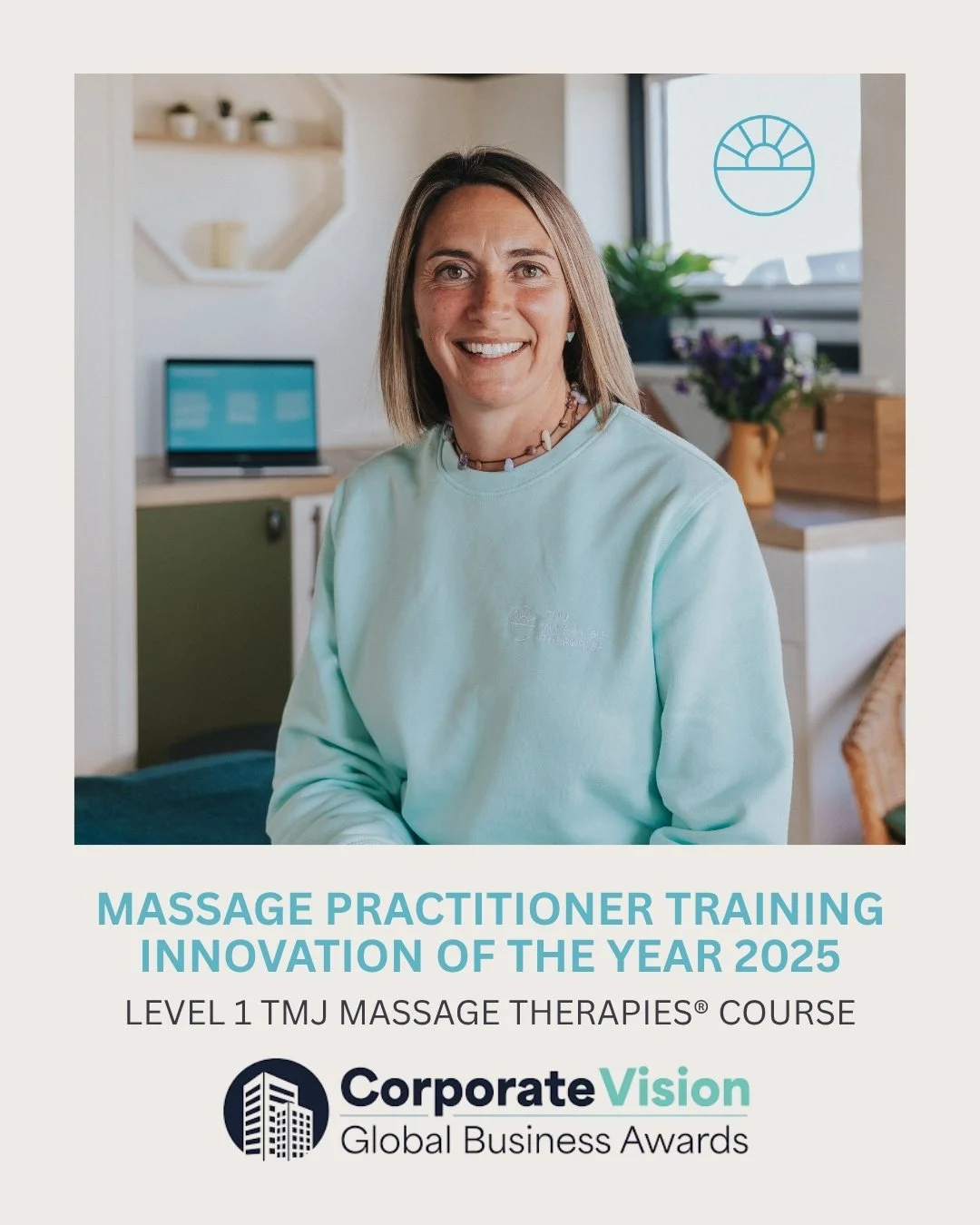I’m absolutely thrilled (and a little overwhelmed!) to share that TMJ Massage Therapies® has been awarded Massage Practitioner Training Innovation of the Year 2025 at the Corporate Vision Global Business Awards 🏆
This recognition means so