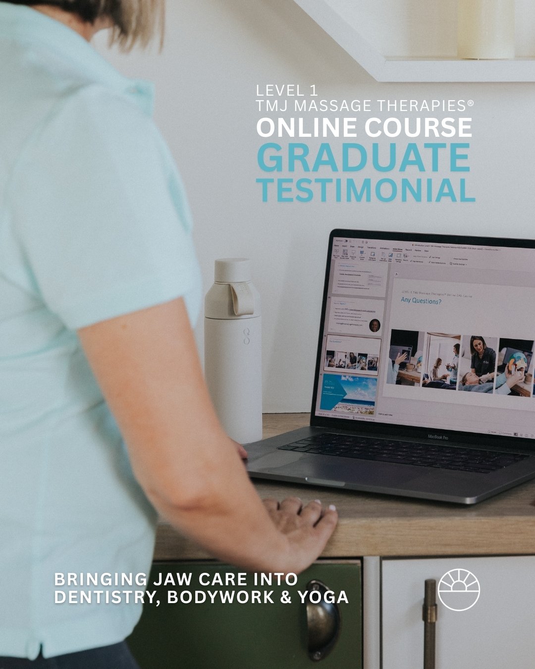 Dentistry, yoga, bodywork&hellip; different settings, the same need for better jaw care. Melanie&rsquo;s journey is a beautiful example of how this work fits across disciplines.
She saw the gap, took the learning and now has tools she can share with 