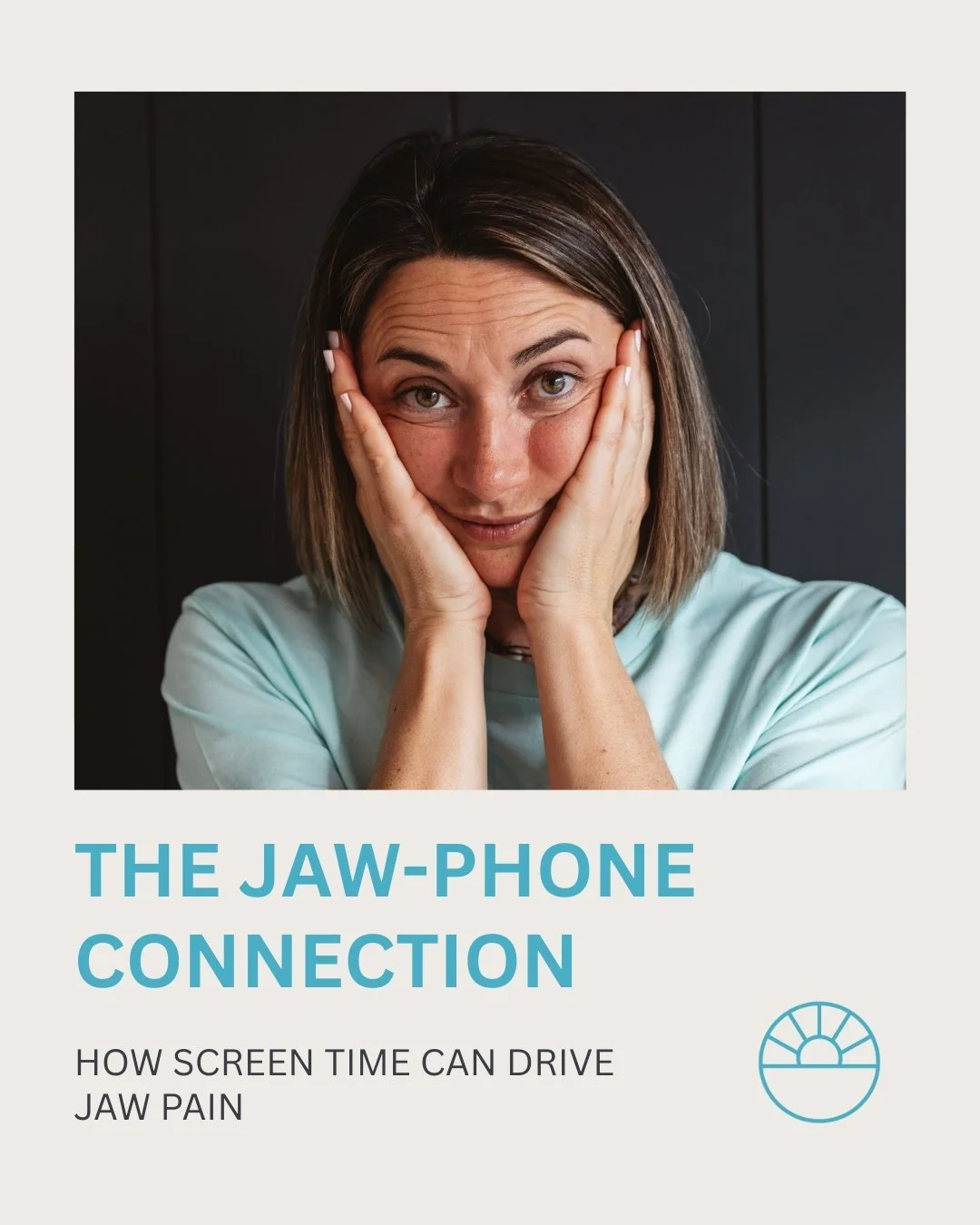 Screen time isn&rsquo;t something we can avoid but we can become more aware of how our bodies respond to it.

In clinic, I often see jaw pain linked not to a single cause, but to small, repeated habits that truly do add up. Once that connection is re
