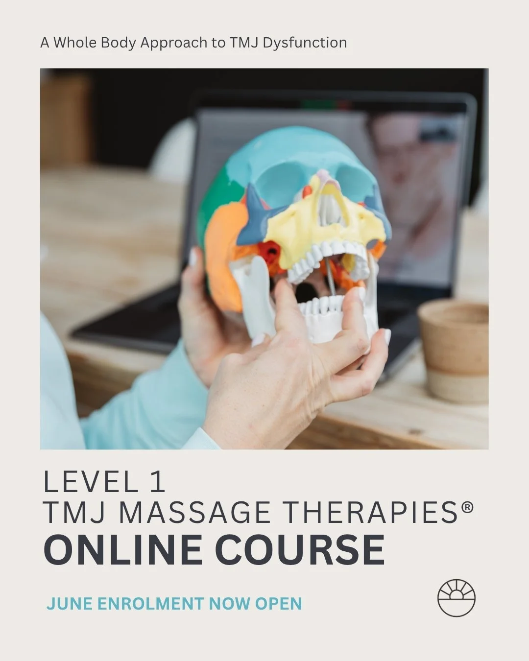 It&rsquo;s time&hellip; enrolment for the June 2026 course is now open ✨

If TMJ work is something you&rsquo;ve been curious about or you&rsquo;re ready to deepen your understanding of jaw pain, this is where it starts.

This four-week online CPD cou
