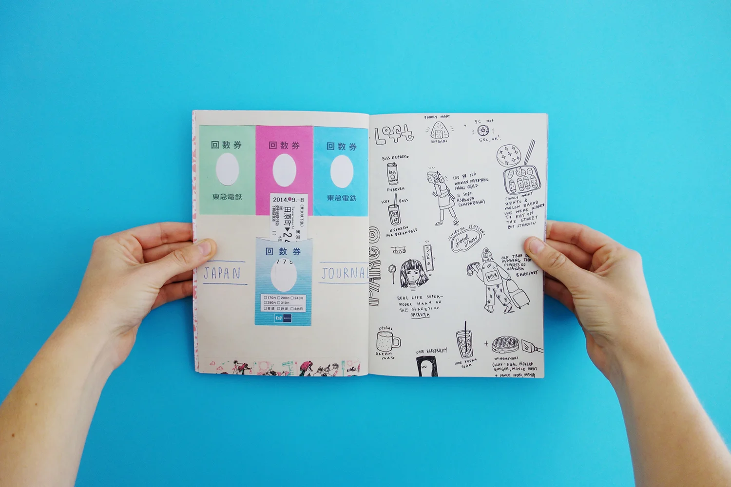 Japan journal by Carla McRae.