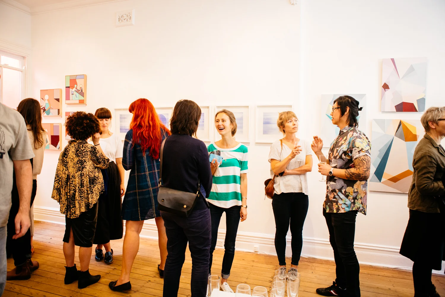 Geometrica Show curated by Amber Creswell Bell. Photo by Luisa Brimble.