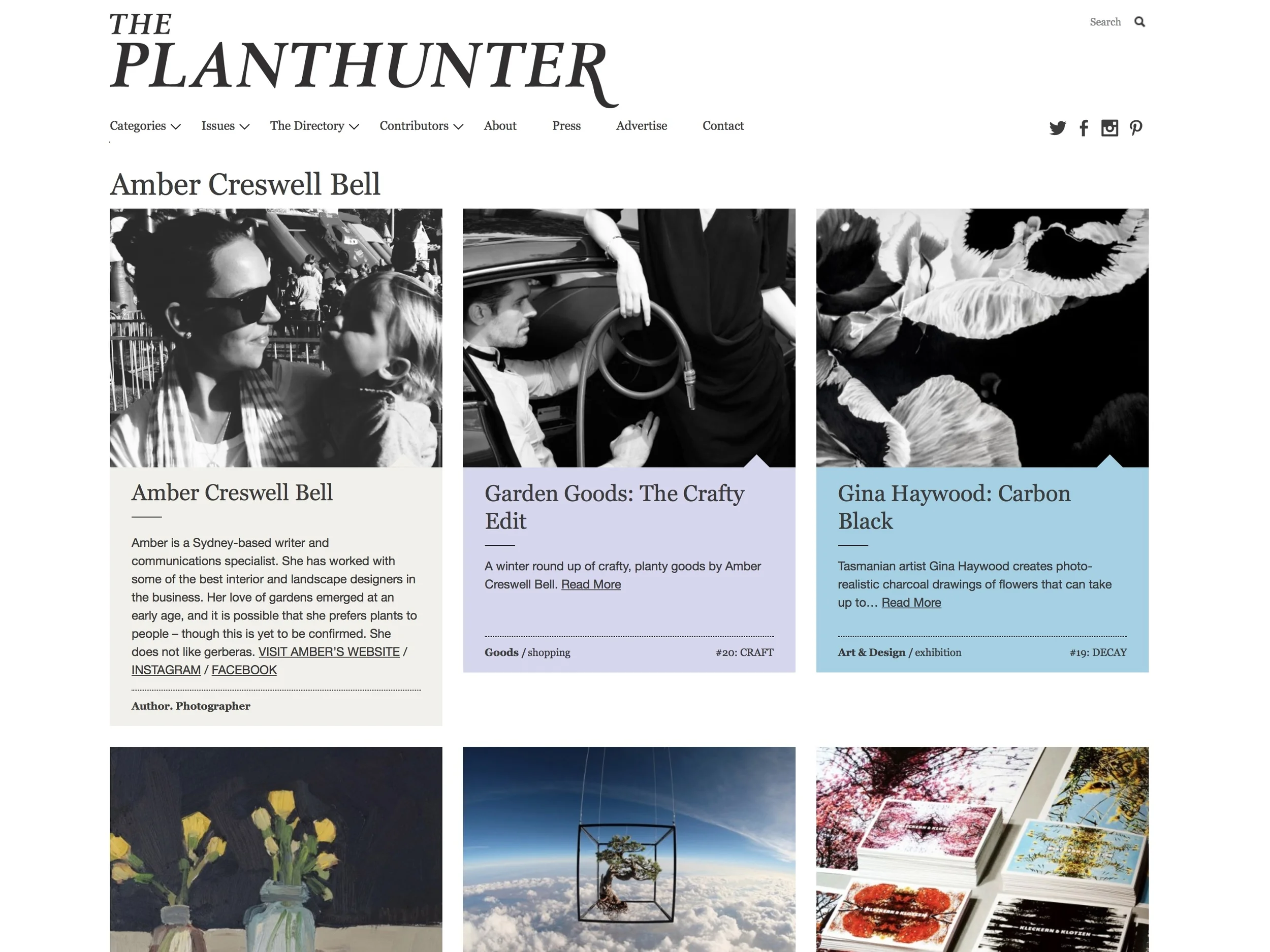 Amber is a regular contributor to The Planthunter.
