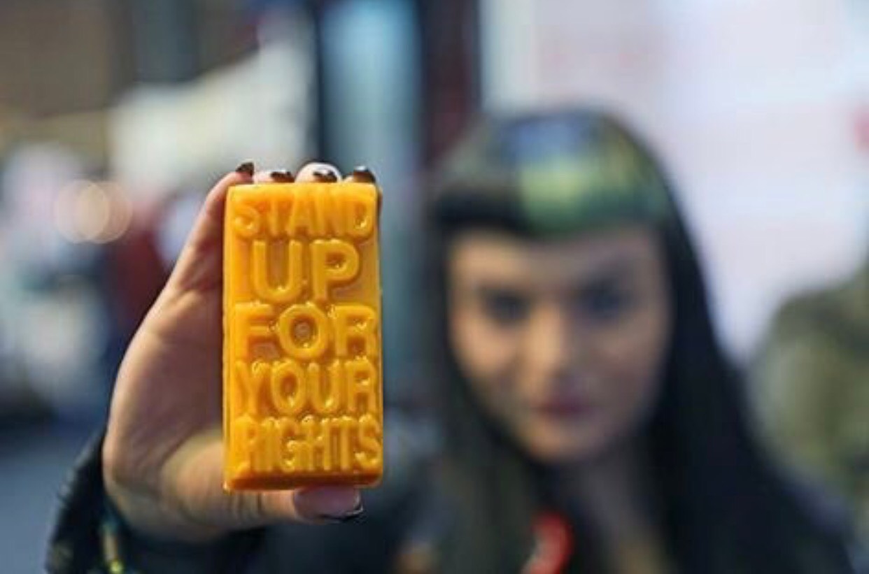 Lush fighting the good fight.