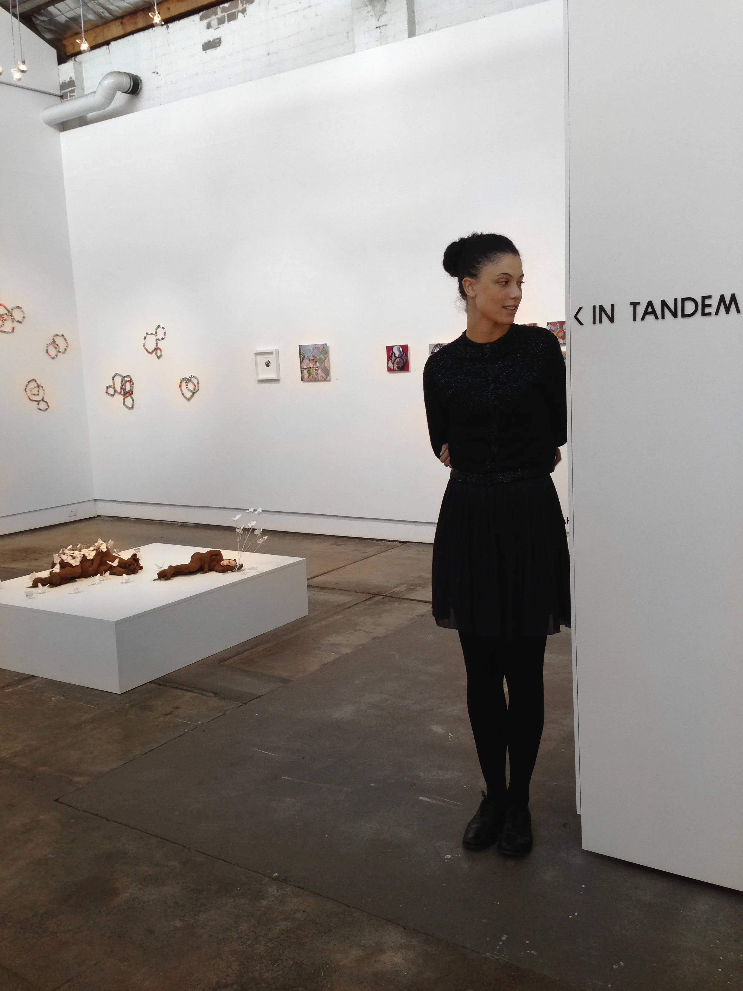 'In Tandem' 2014, installation view, Brenda May Gallery, Sydney. Curated by Olivia Welch. Image courtesy of the Artists and MAY SPACE, Sydney.