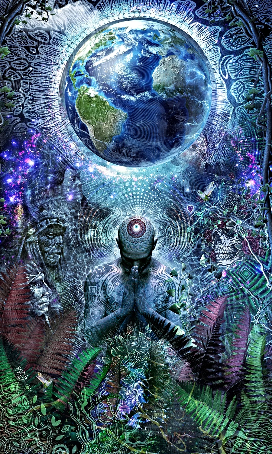 " Gratitude for the Earth and Sky "