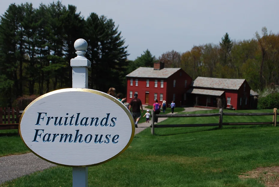  Site: Overlooking the Fruitlands Farmhouse where&nbsp;the Transcendentalist Fruitlands Experiment took place in&nbsp;1843.  The Fruitlands Museum, Harvard, MA&nbsp;   http://www.fruitlands.org  