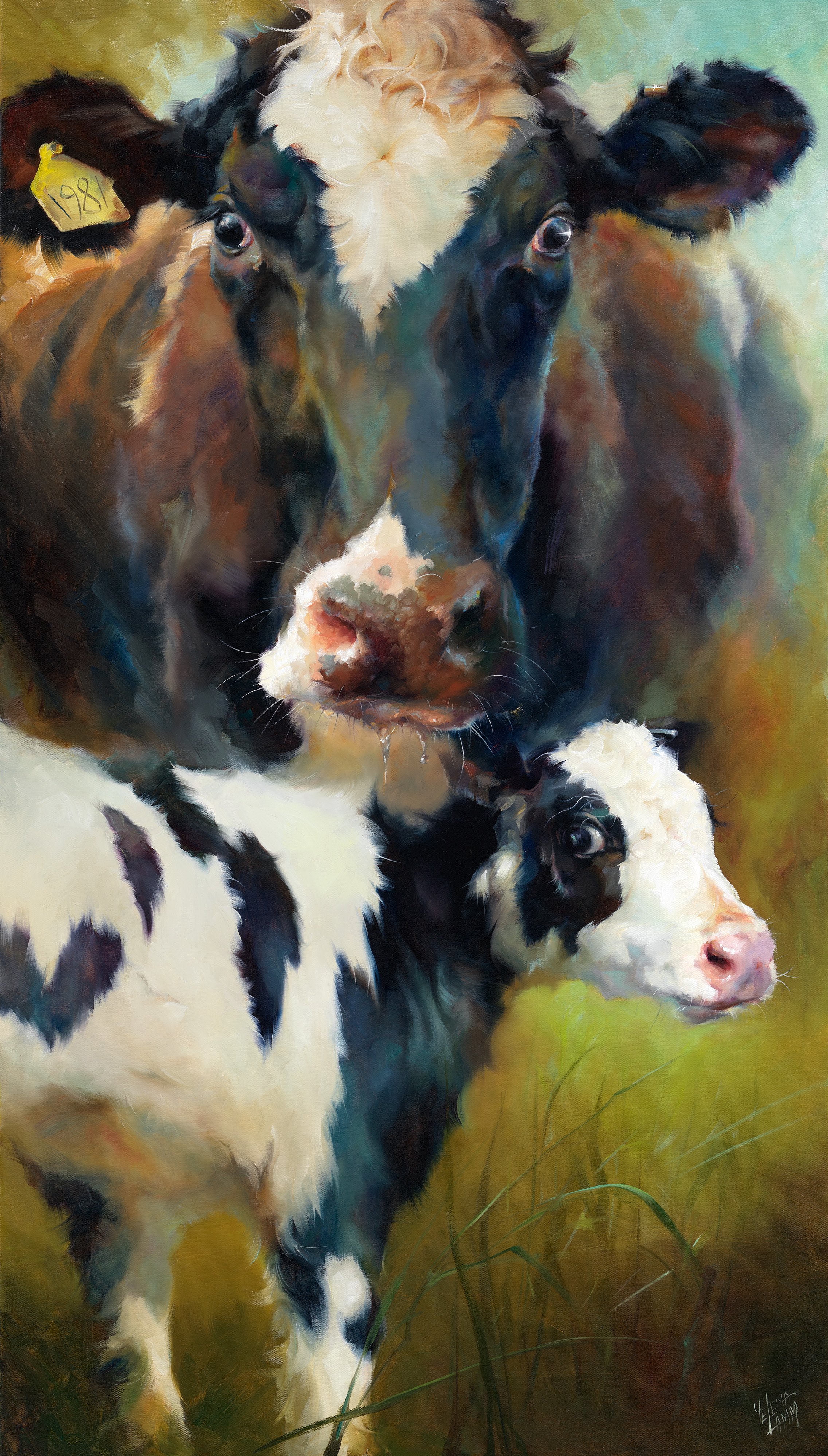   Moother  🔴   SOLD 33” x 58” oil  