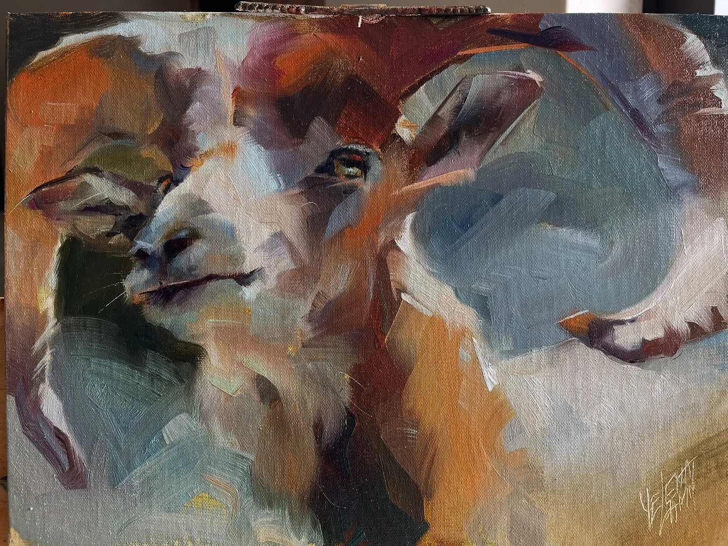 1+ hr demo and great time during @societyofanimalartists opening weekend 
#oilpainting #animalartist #wildlifeartwork #sewe #seweartist #allaprimaoilpainting #brushstrokes #rosemarybrushes