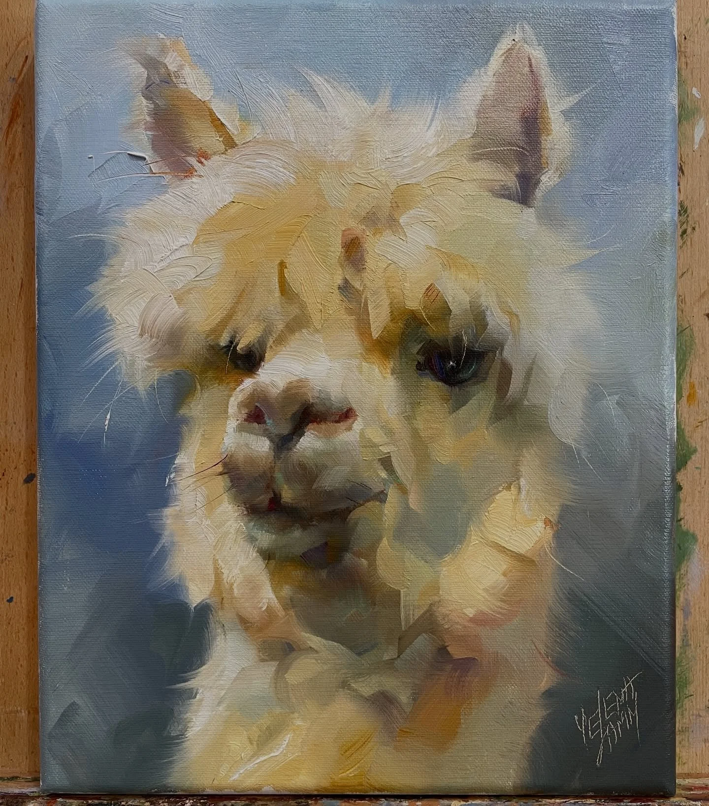 Cutest commissioned portrait ever! Meet Star of Bethlehem ✨
Paint animals with me this May in Centerville TN &mdash; sign up using link in bio! It will be a super fun workshop at @mccampbellart beautiful studio. Spaces are limited, join now!