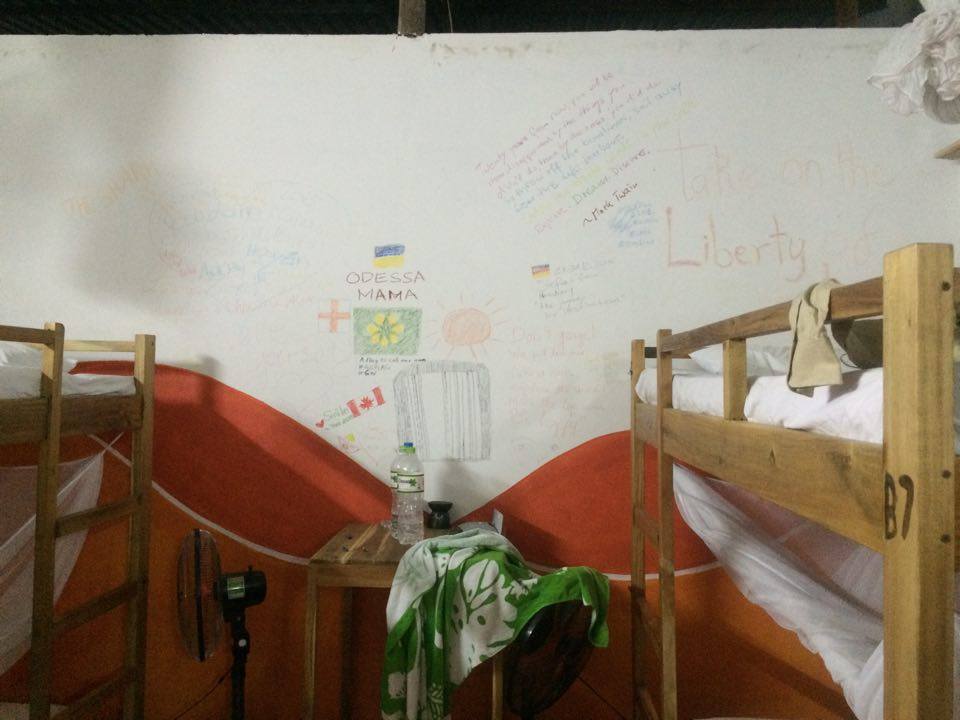 Spotted on a hostel wall in Vietnam