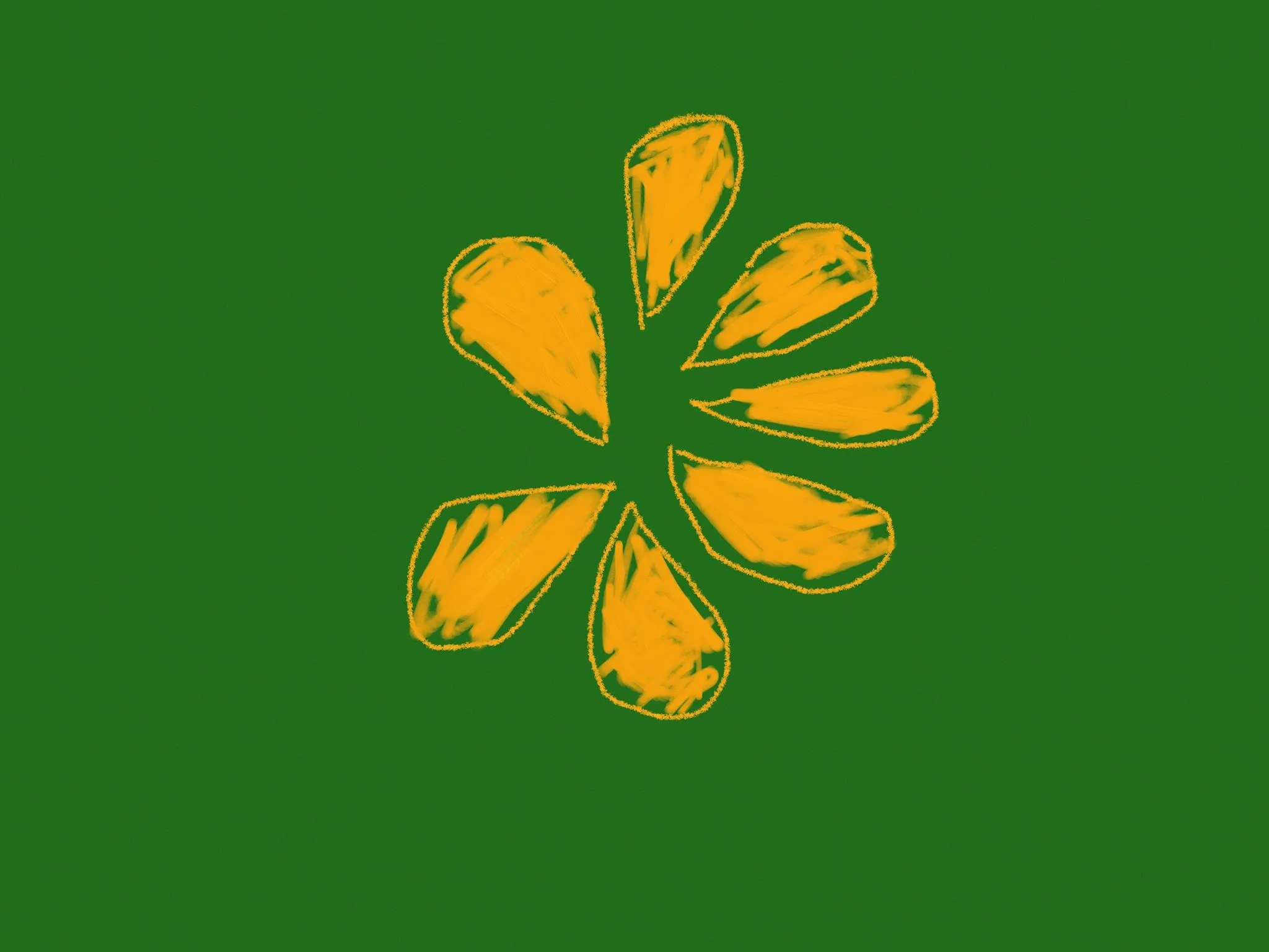 This drawing was sent in by a supporter, it was done by their 6-year-old daughter on an iPad. Beautiful work!