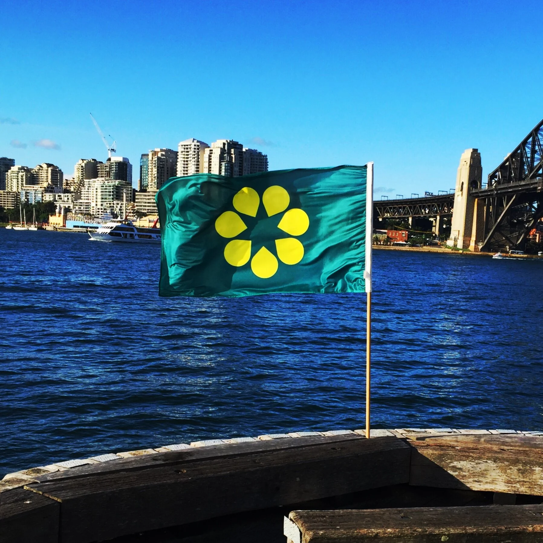 GoldenWattleFlag_Sydney Harbour_6.jpeg